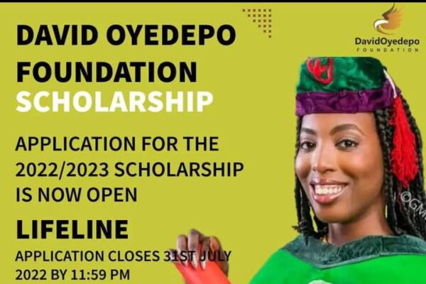 David Oyedepo Foundation Scholarships and Portal for 2022/2023